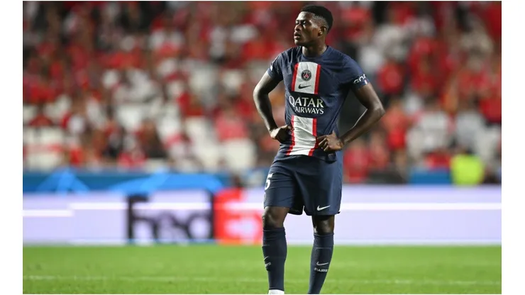 Nuno Mendes of Paris Saint-Germain