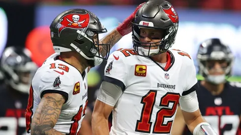 Mike Evans and Tom Brady