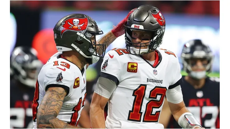 Mike Evans and Tom Brady