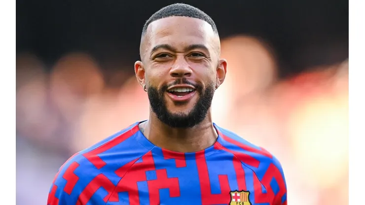 Memphis Depay of Barcelona