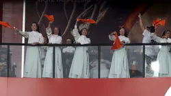 The Rally Nuns at Minute Maid Park in Houston
