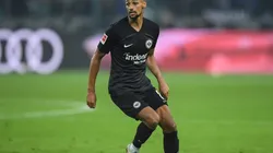 Djibril Sow of Frankfurt in a game vs Borussia Monchengladbach