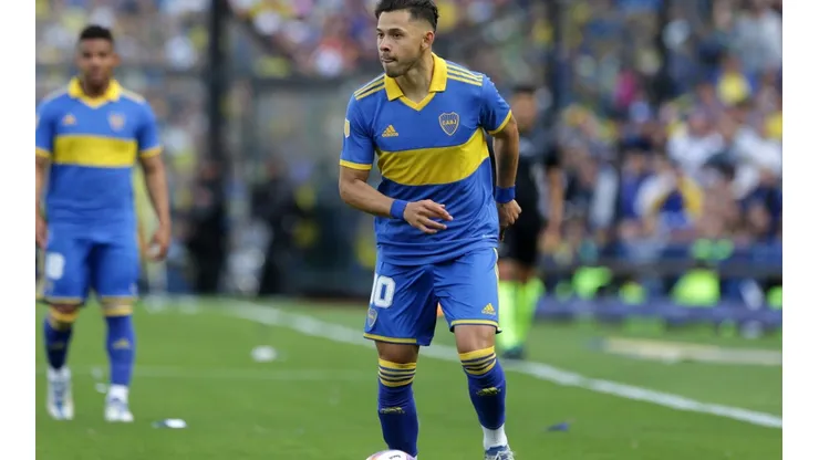Oscar Romero of Boca Juniors in match versus Independiente