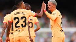 Antoine Griezmann of Atletico Madrid celebrates after scoring
