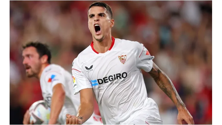 Erik Lamela of Sevilla FC