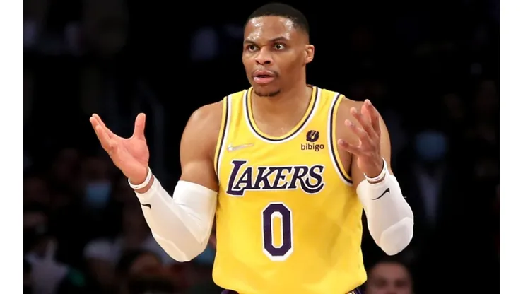 Russell Westbrook of the Los Angeles Lakers