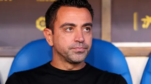 Manager Xavi Hernandez of Barcelona