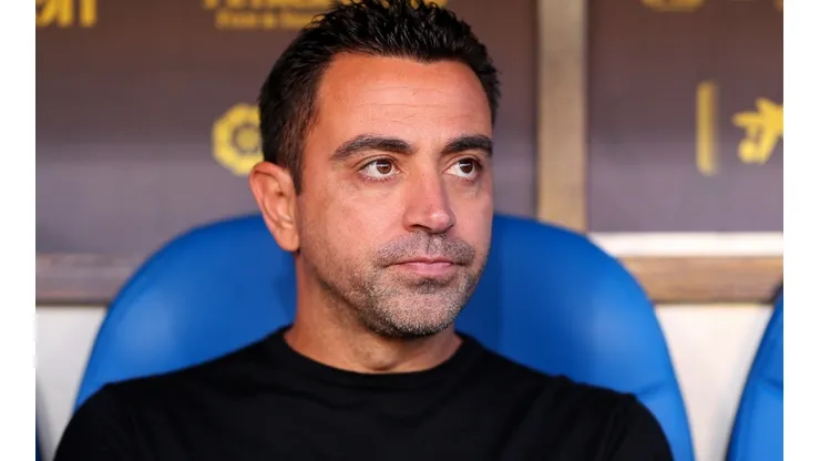 Manager Xavi Hernandez of Barcelona