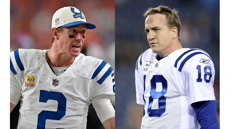 Matt Ryan (left), Peyton Manning (right) - Indianapolis Colts