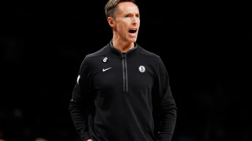 Head coach Steve Nash of the Brooklyn Nets