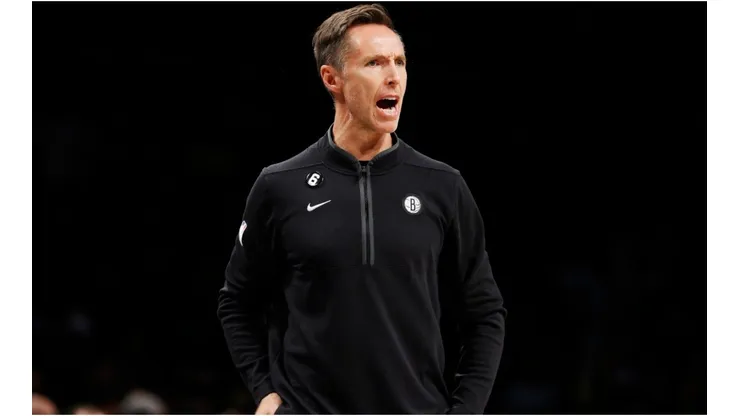 Head coach Steve Nash of the Brooklyn Nets