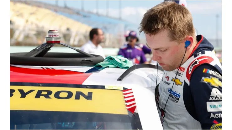 William Byron, poleman of the Dixie Vodka 400