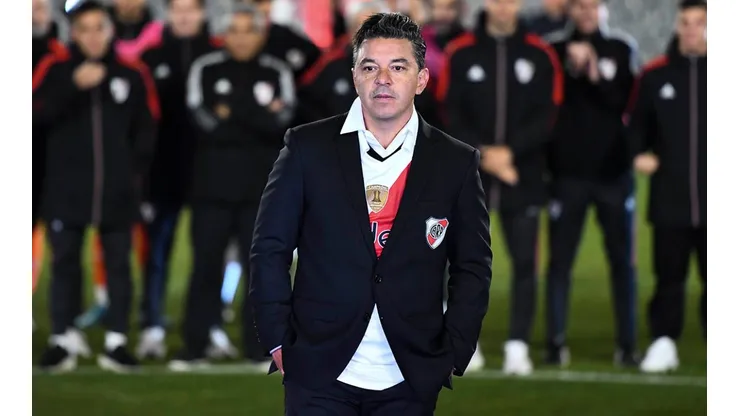 Marcelo Gallardo after his last home game coaching River Plate