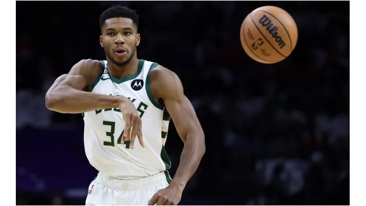 Giannis Antetokounmpo of the Milwaukee Bucks
