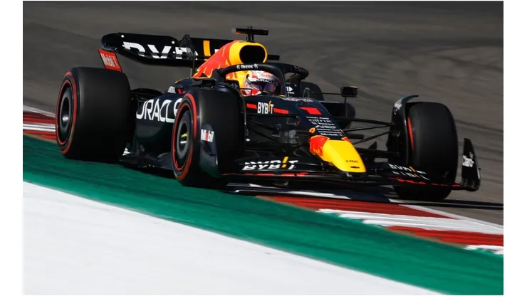 Max Verstappen during final practice of the F1 Grand Prix of USA