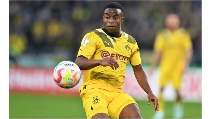 Youssoufa Moukoko of Borussia Dortmund
