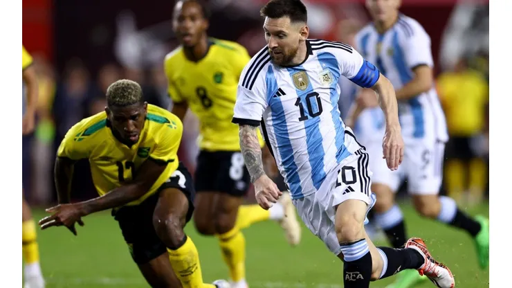 Lionel Messi #10 of Argentina