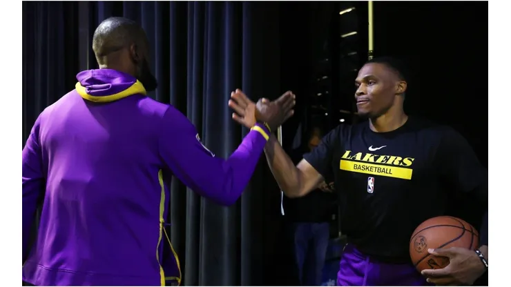LeBron James and Russell Westbrook