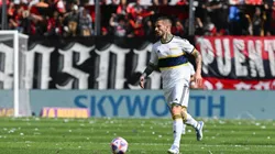 Darío Benedetto of Boca Juniors in the game against Newell's.