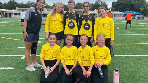 Benchi FC's girls soccer team.