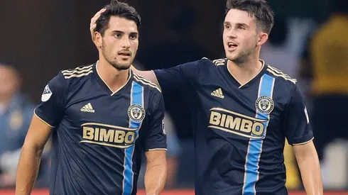 Julian Carranza and Leon Flach of Philadelphia Union
