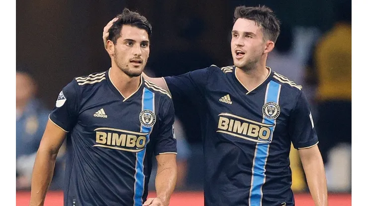 Julian Carranza and Leon Flach of Philadelphia Union