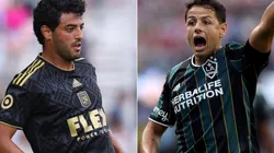 Carlos Vela of LAFC and Javier Hernandez of LA Galaxy