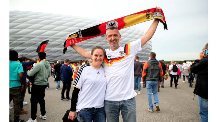 Germany fans during the 2022 UEFA Nations League.