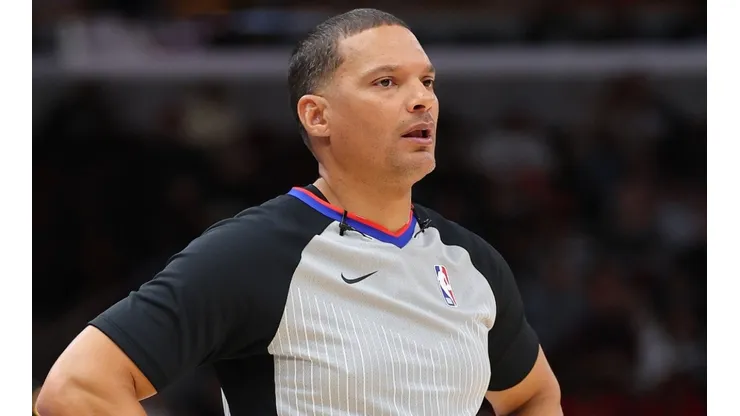Referee Nate Green during a game