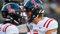 Quinshon Judkins and Jaxson Dart of Ole Miss