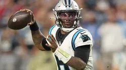 P.J. Walker in action for the Panthers in 2021.