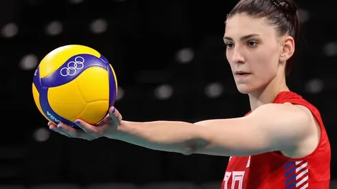 Tijana Boskovic of Team Serbia