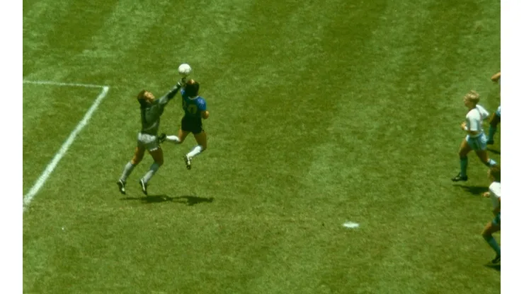 Diego Maradona's hand of god