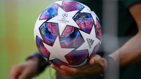 The UCL match ball.