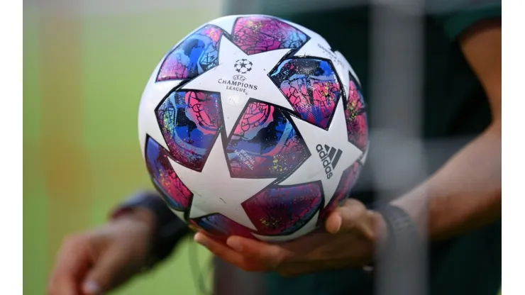 The UCL match ball.
