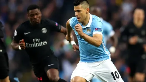 Sergio Kun Aguero when he played for Man City.