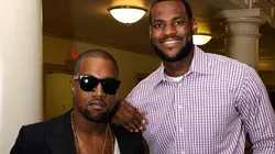 LeBron James and Kanye West