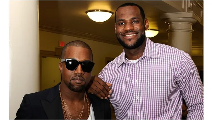 LeBron James and Kanye West