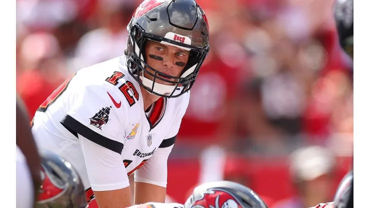 Tom Brady vs Falcons during a Week 5 NFL 2022 game