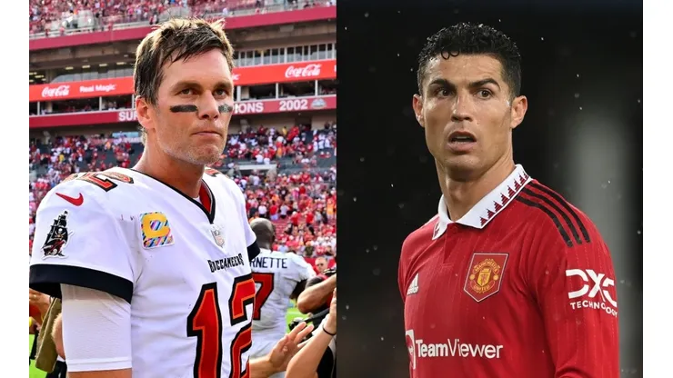 Tom Brady (left), Cristiano Ronaldo (right).