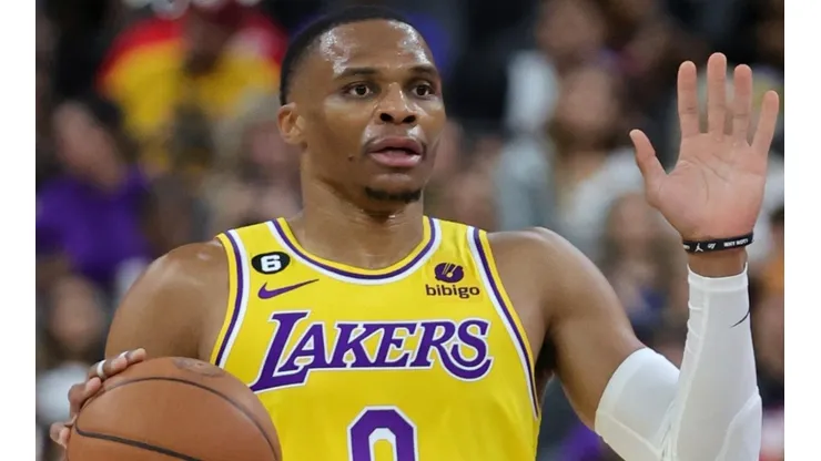 Russell Westbrook of the Los Angeles Lakers