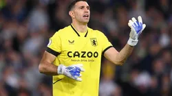 Aston Villa goalkeeper Emiliano Martinez