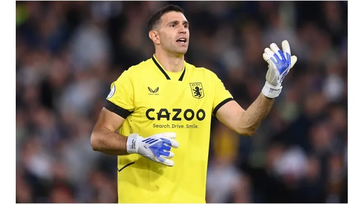 Aston Villa goalkeeper Emiliano Martinez