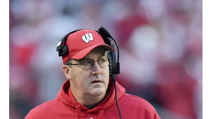 Head coach Paul Chryst of the Wisconsin Badgers