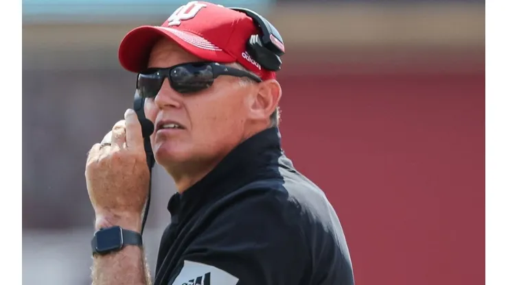 Head coach Tom Allen of the Indiana Hoosiers