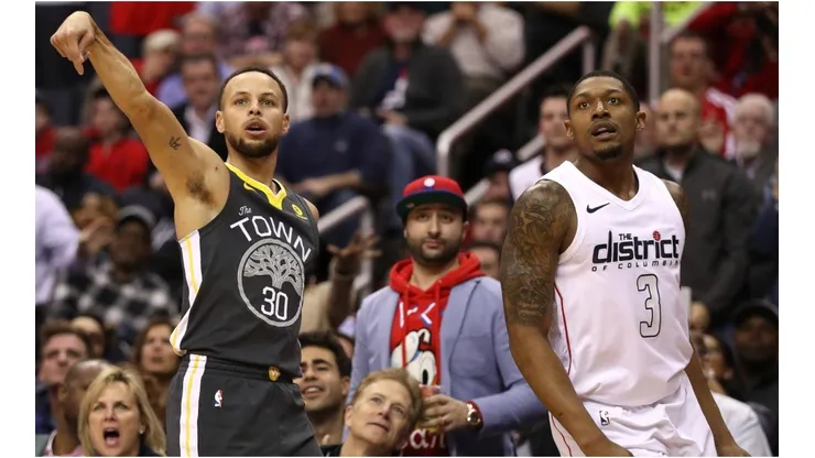 Stephen Curry and Bradley Beal
