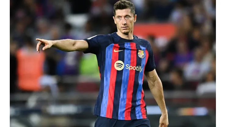 Robert Lewandowski of Barcelona