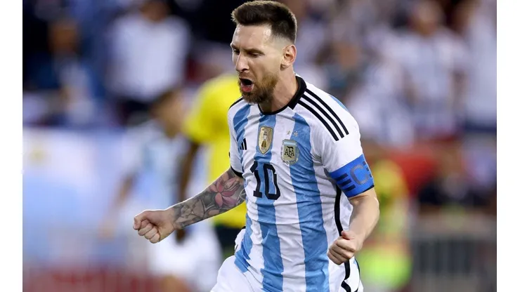 Lionel Messi #10 of Argentina
