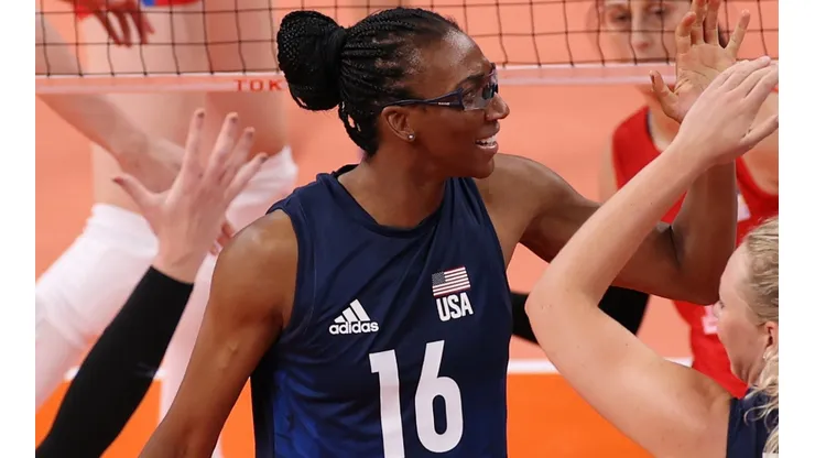 Foluke Akinradewo of the United States