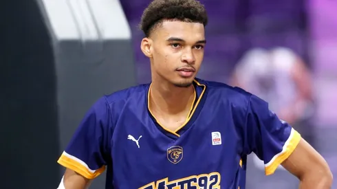 Victor Wembanyama of Boulogne-Levallois Metropolitans 92